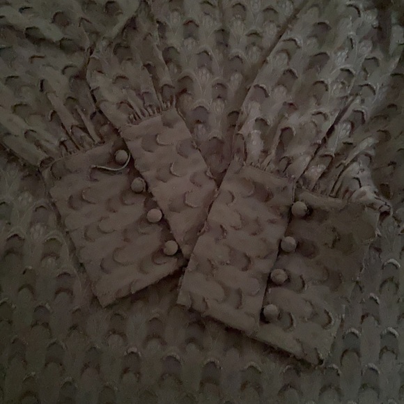 Ann Taylor Black Textured Long-sleeve Top - Picture 4 of 4